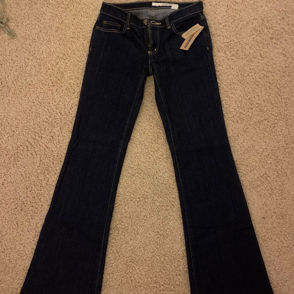 New Y2K Dark Wash Flare Jeans